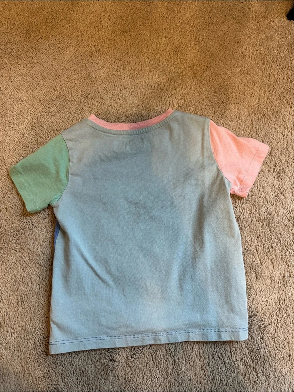 Worn once - 18M Ralph Lauren Colorblock Pocket Tee